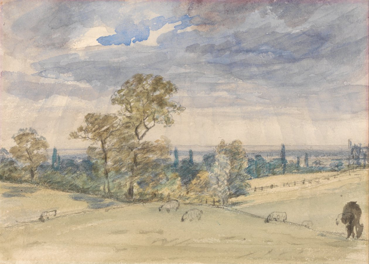 Paisagem de Suffolk de John Constable