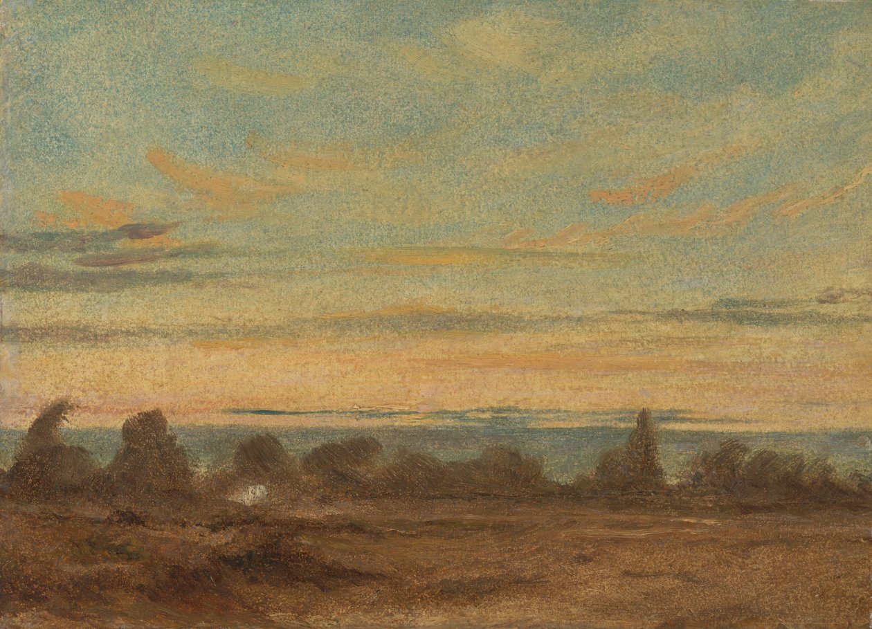 Verão - Paisagem nocturna de John Constable