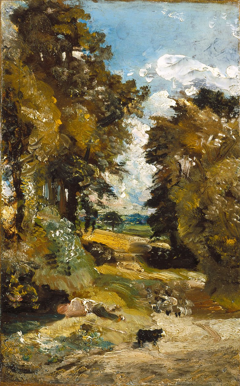 O Campo de Milho (óleo sobre tela) de John Constable