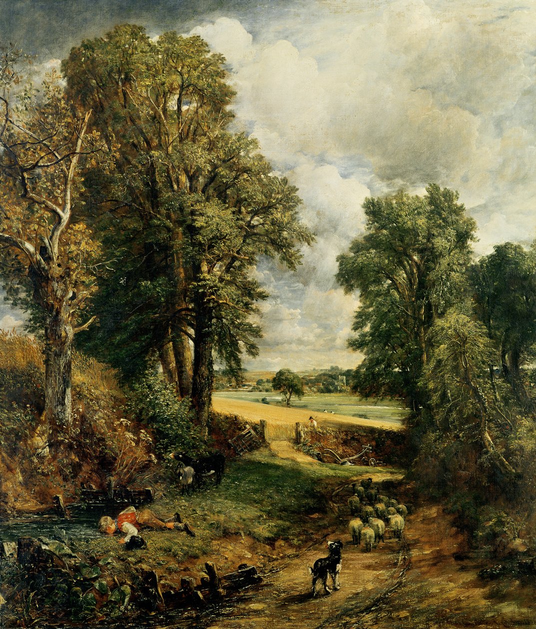O campo de milho, 1826 de John Constable