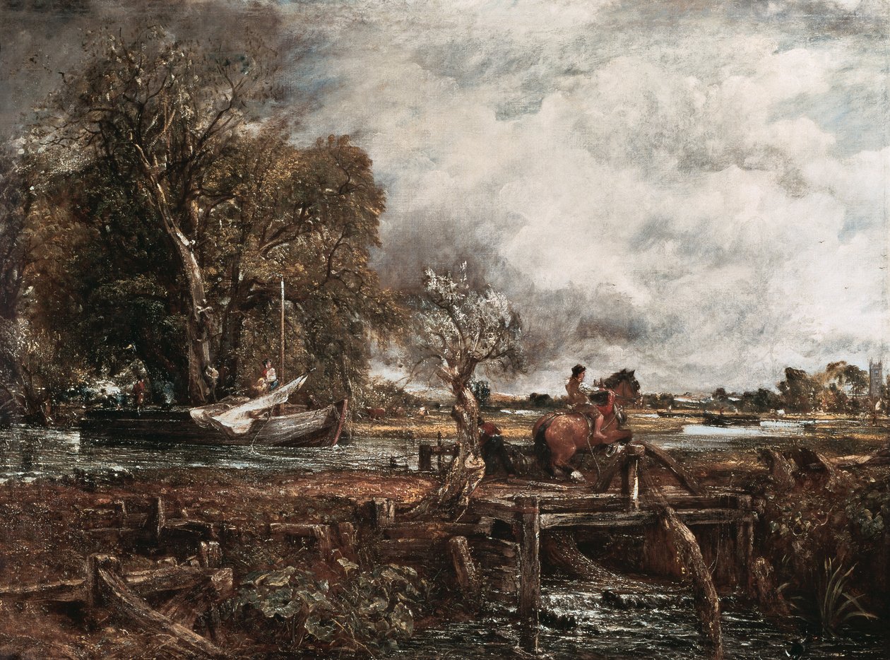 O cavalo pulando, c.1825 de John Constable