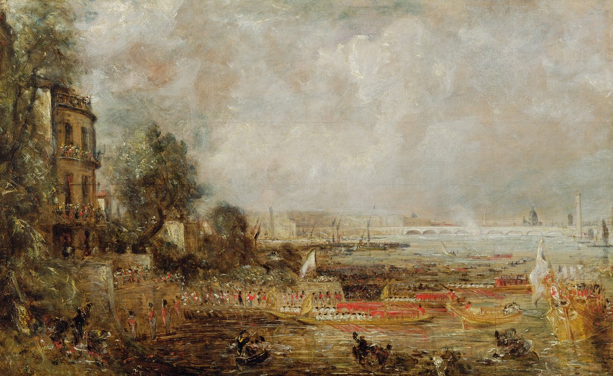 A abertura da ponte de Waterloo, c.1829-31 de John Constable