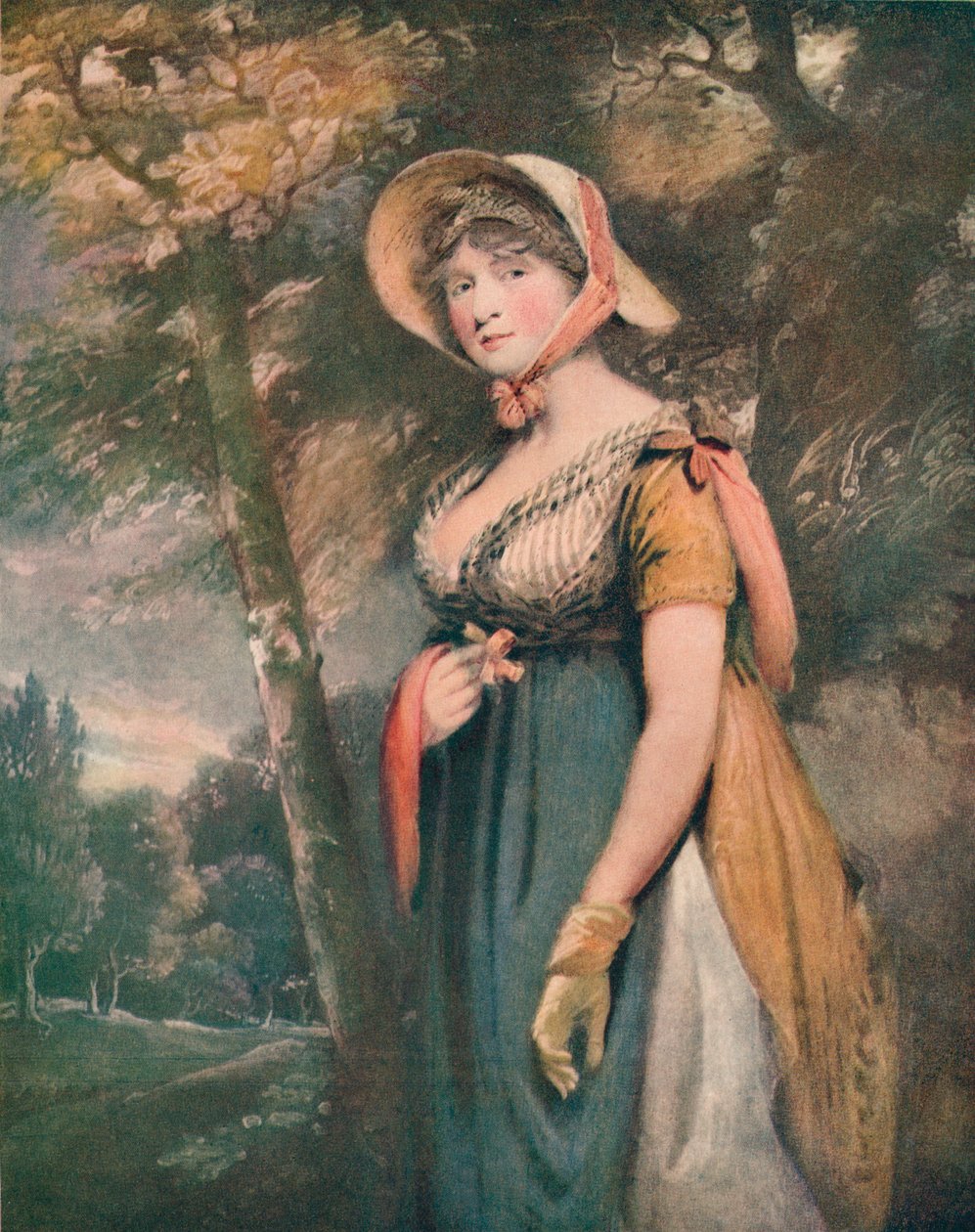 A Honorável Senhora Louisa Manners, c1821 de John Constable