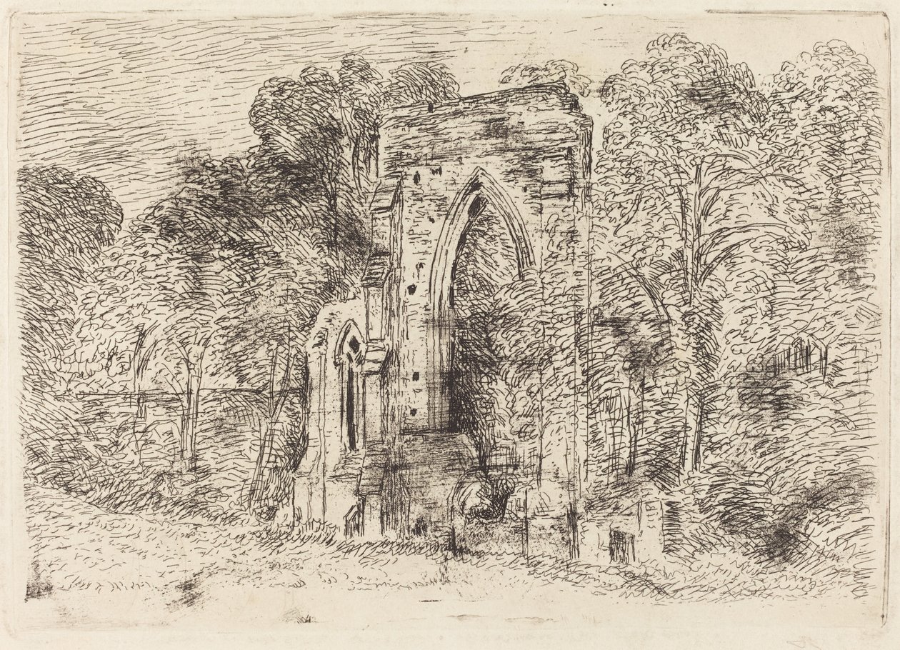 As ruínas da abadia de Netley de John Constable