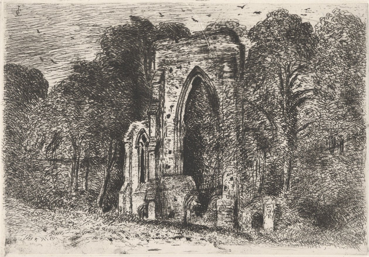 As Ruínas da Abadia de Netley de John Constable