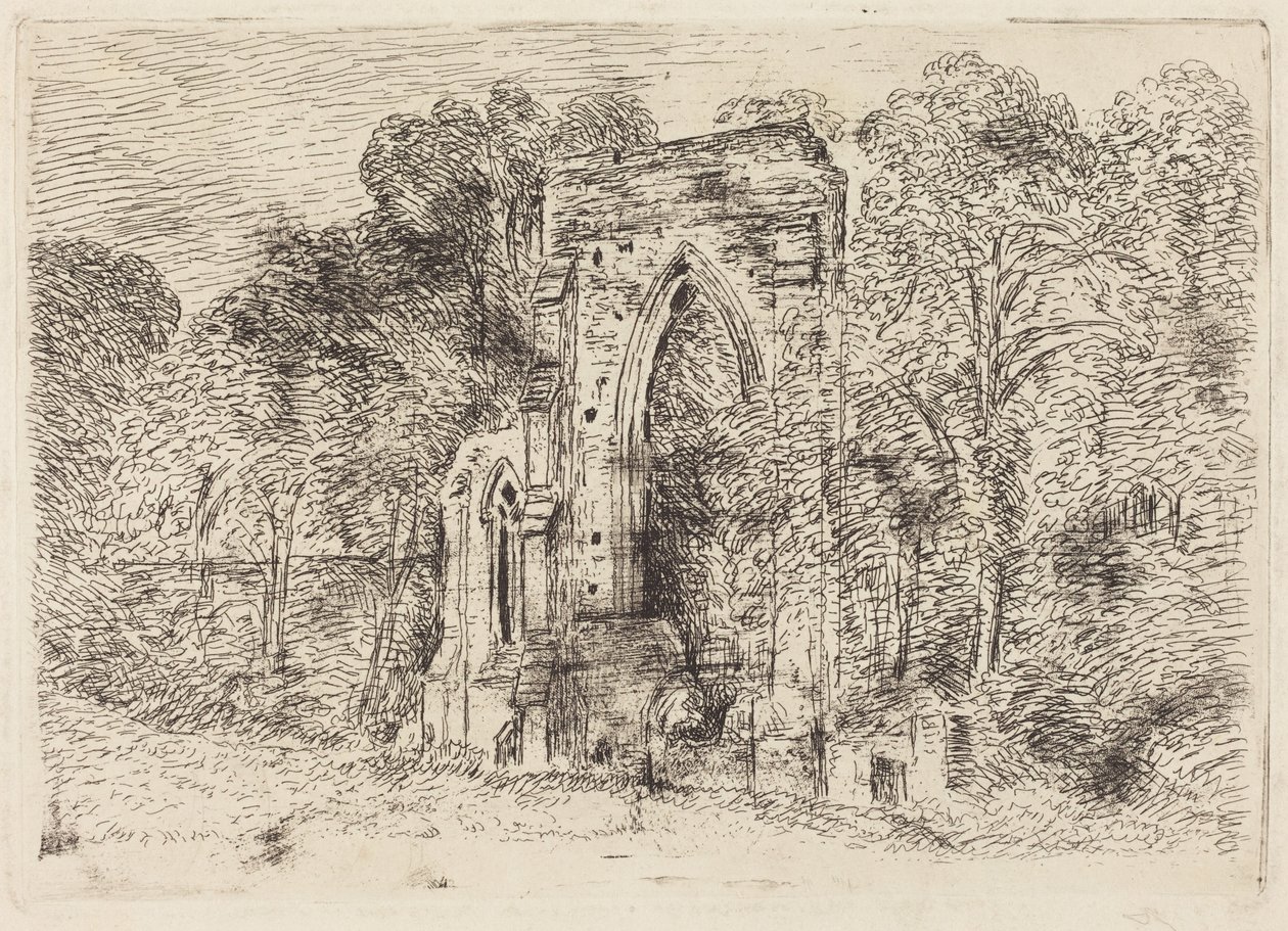 As ruínas da Abadia de Netley de John Constable