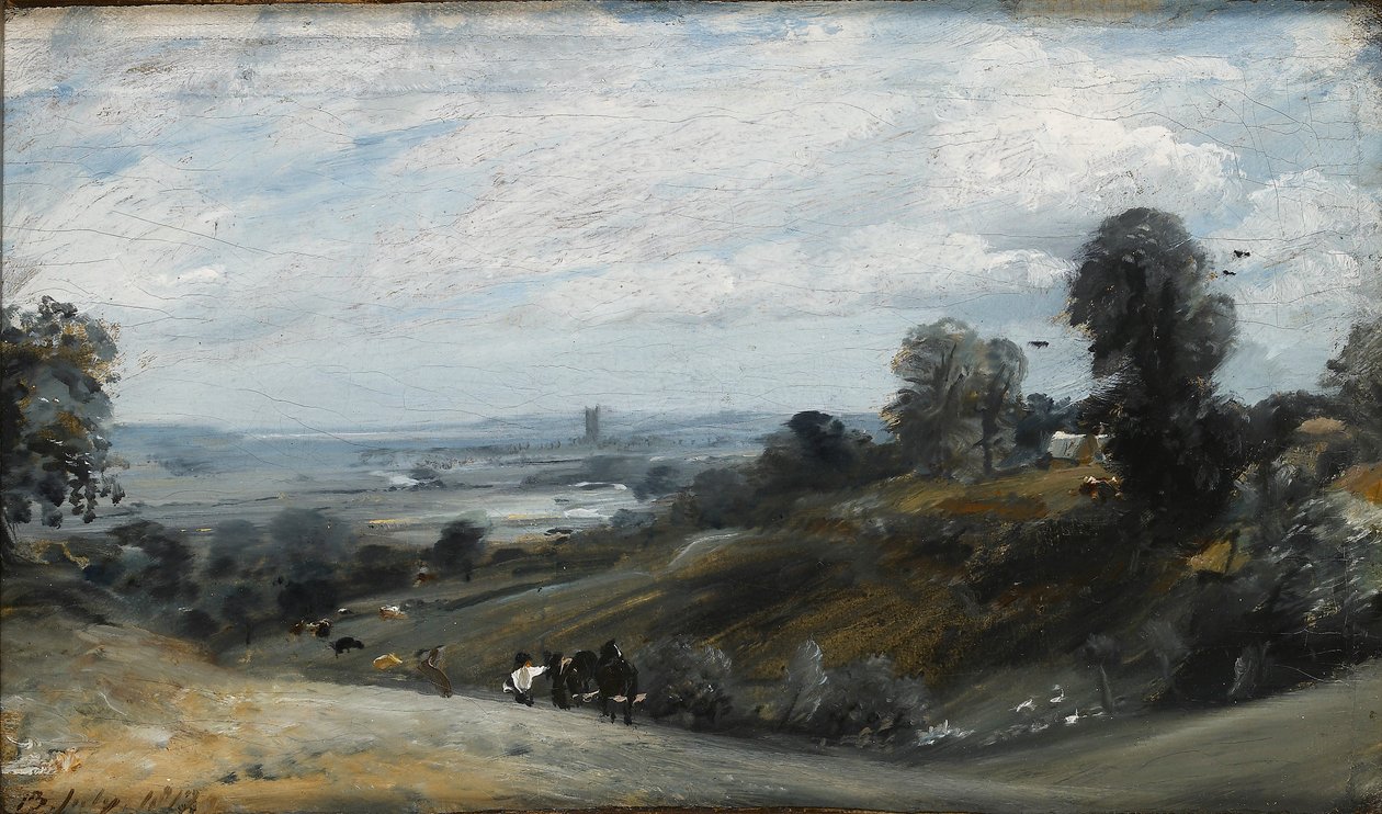 O Vale de Dedham de Langham, 1812 de John Constable