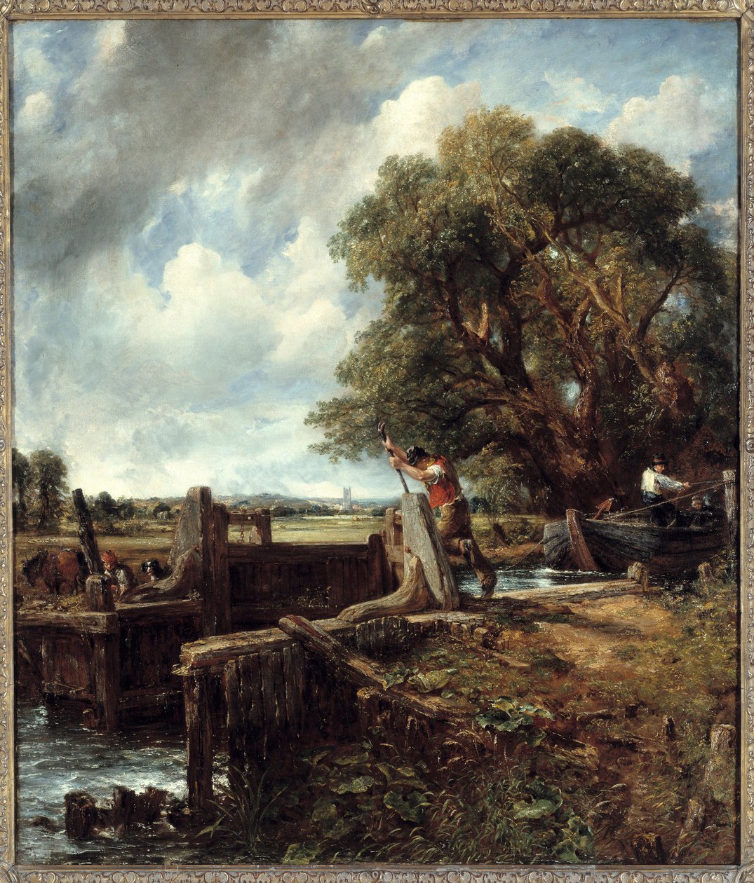 A fechadura. Pintura por John Constable (1776-1837) de John Constable