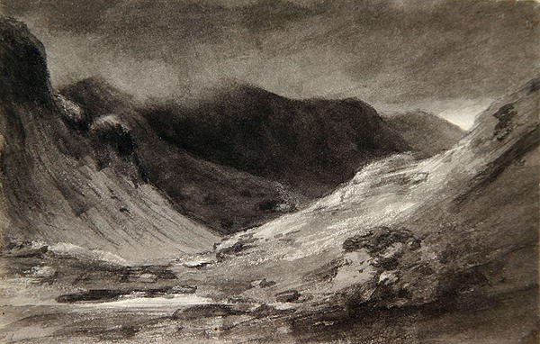 O vale de Newlands: Uma tarde muito tempestuosa. de John Constable