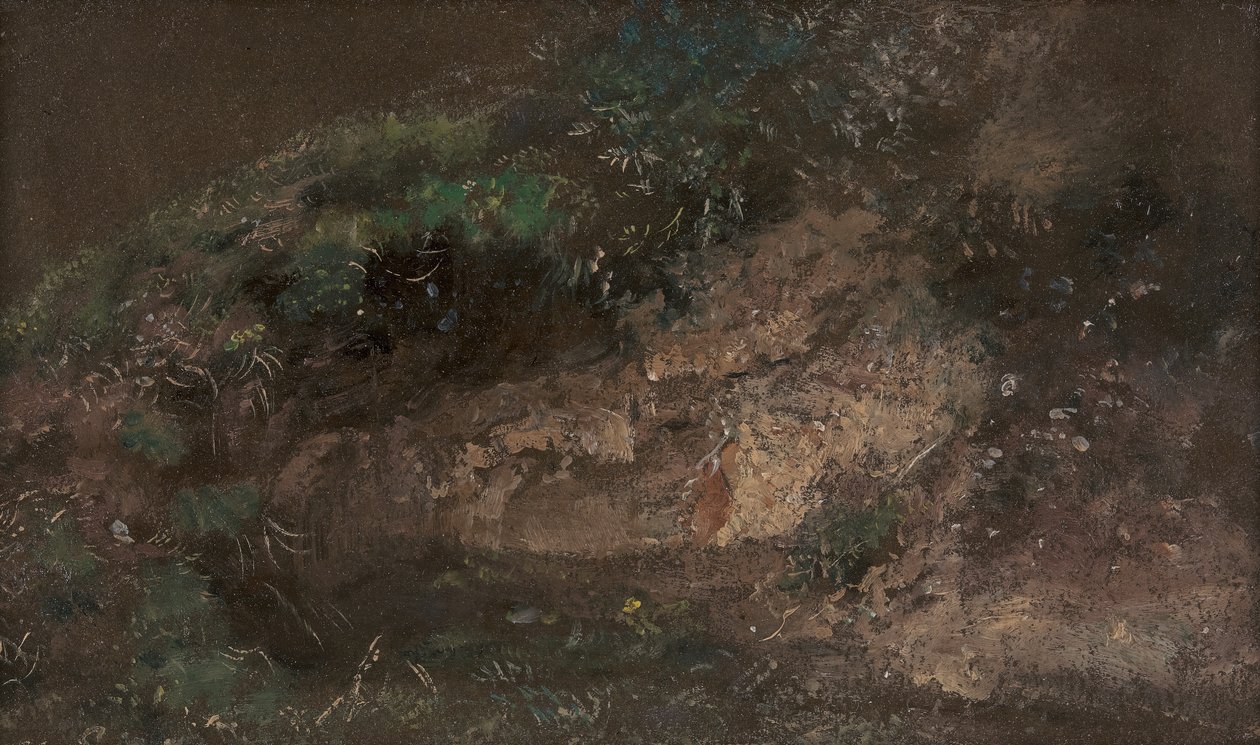 Undergrowth, ca. 1821. de John Constable