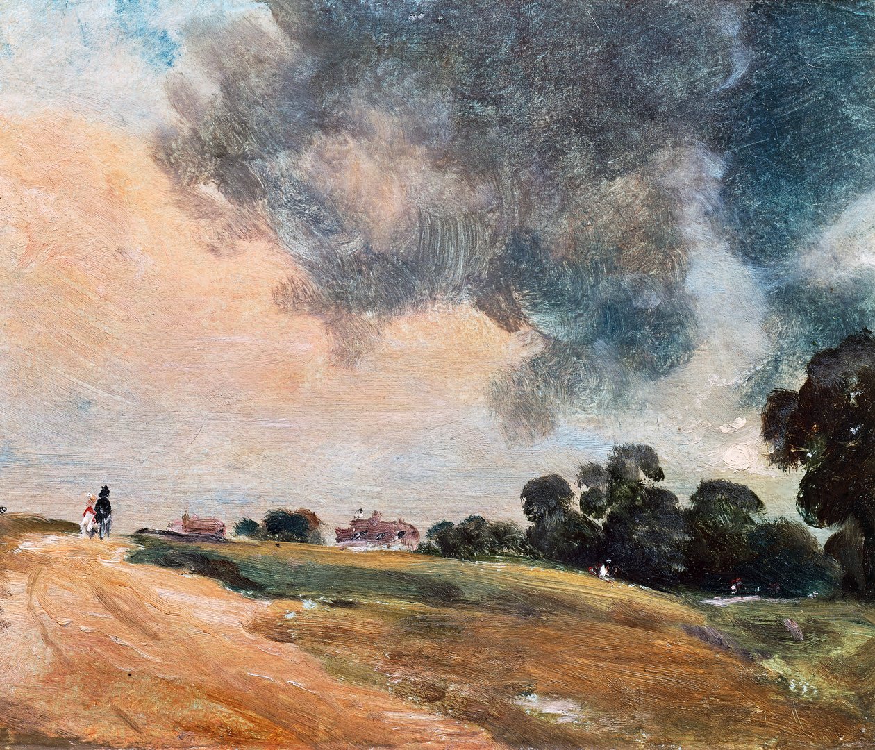 Vista em Hampstead, olhando para o Leste de John Constable