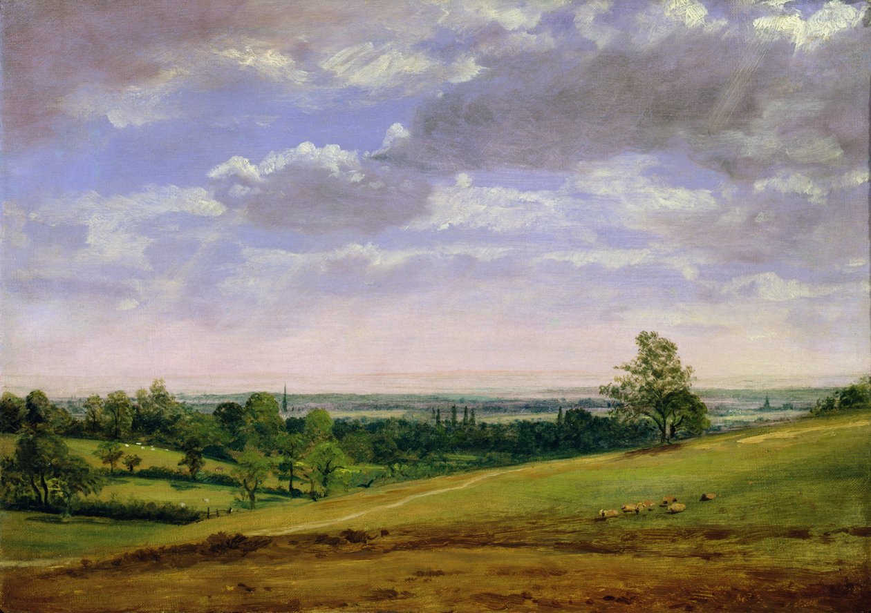 Vista, de, Highgate, colina de John Constable