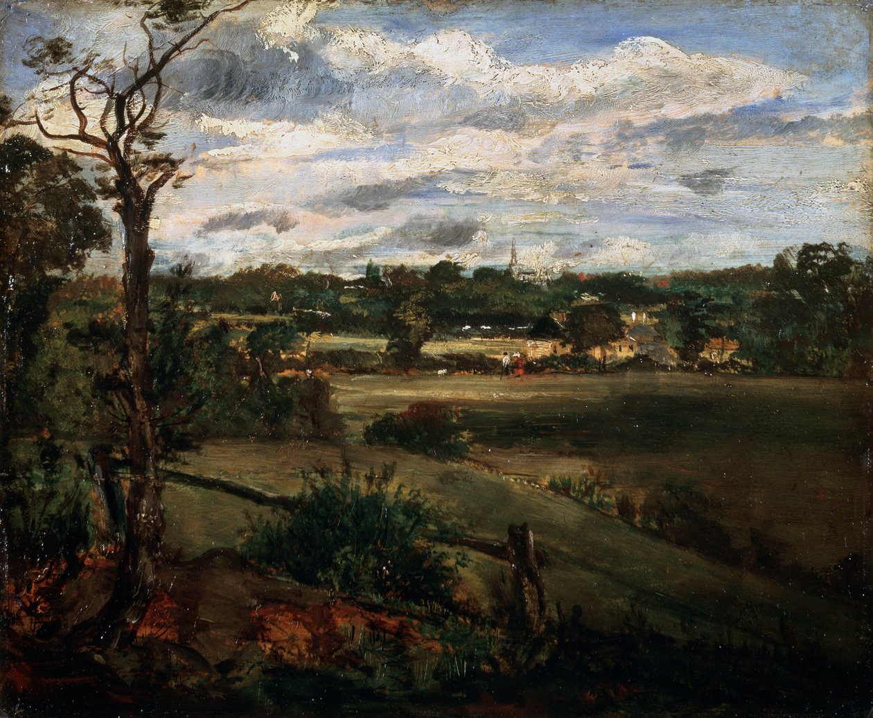 Vista de Highgate de Hampstead Heath, início do século XIX de John Constable