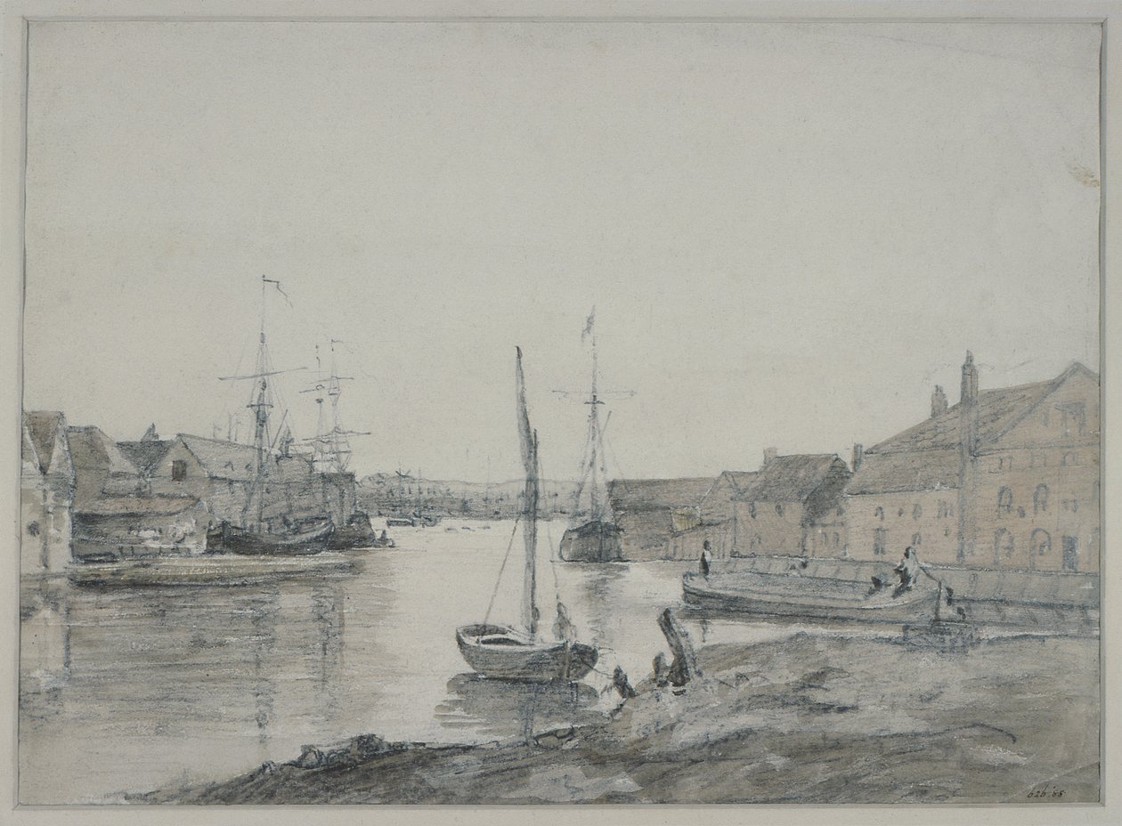 Armazéns e Transporte na Orewell em Ipswich de John Constable