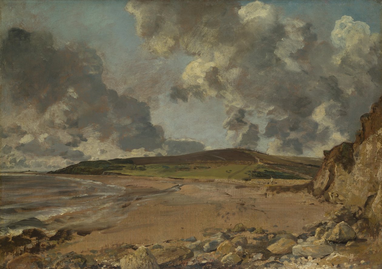 Baía de Weymouth: Bowleaze Cove e Jordon Hill, c. 1817 de John Constable