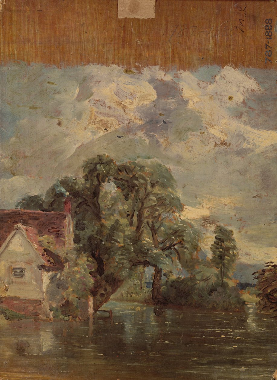 Willy Lots Cottage, perto de Flatford Mill de John Constable
