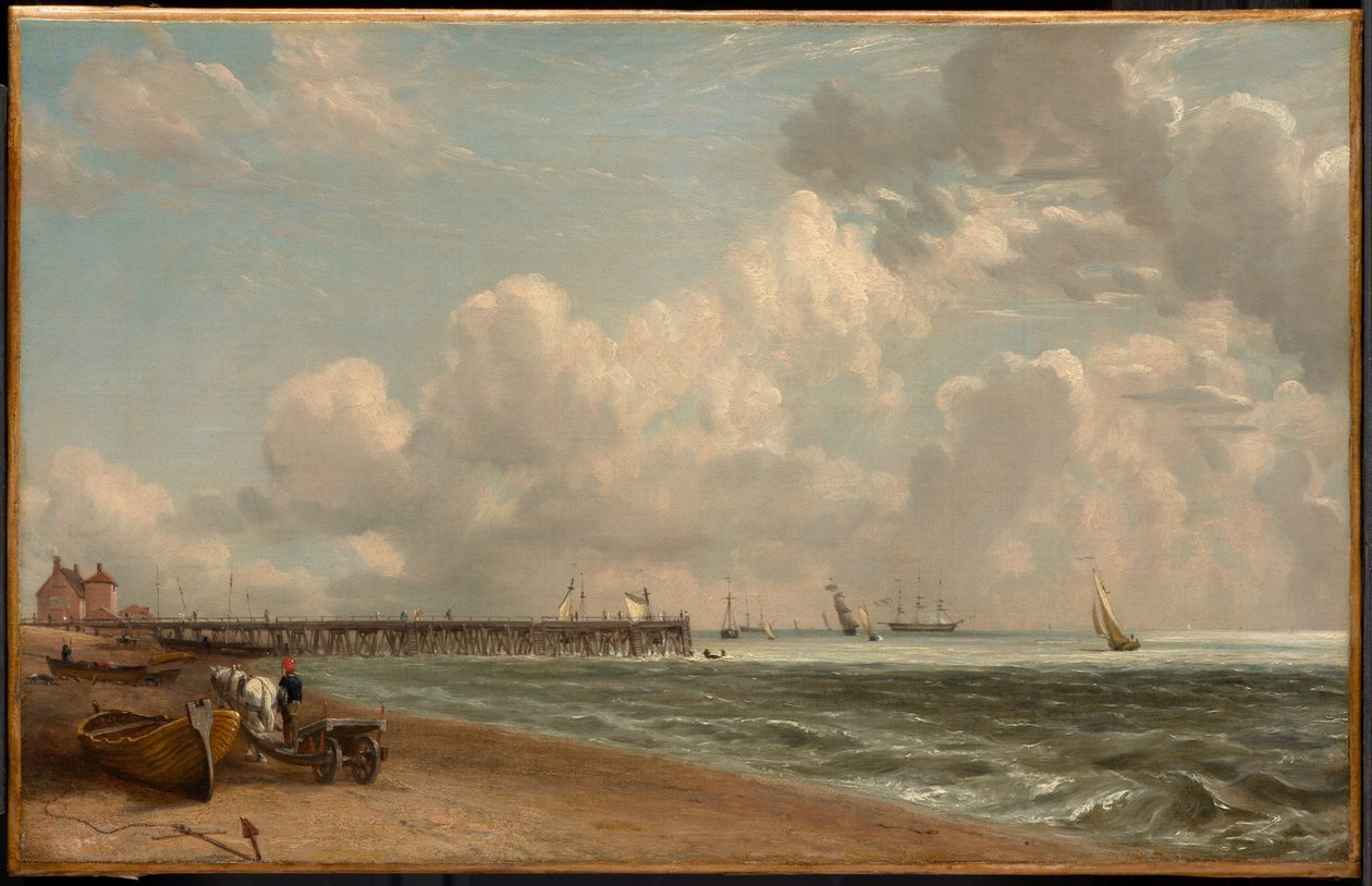 O cais de Yarmouth de John Constable