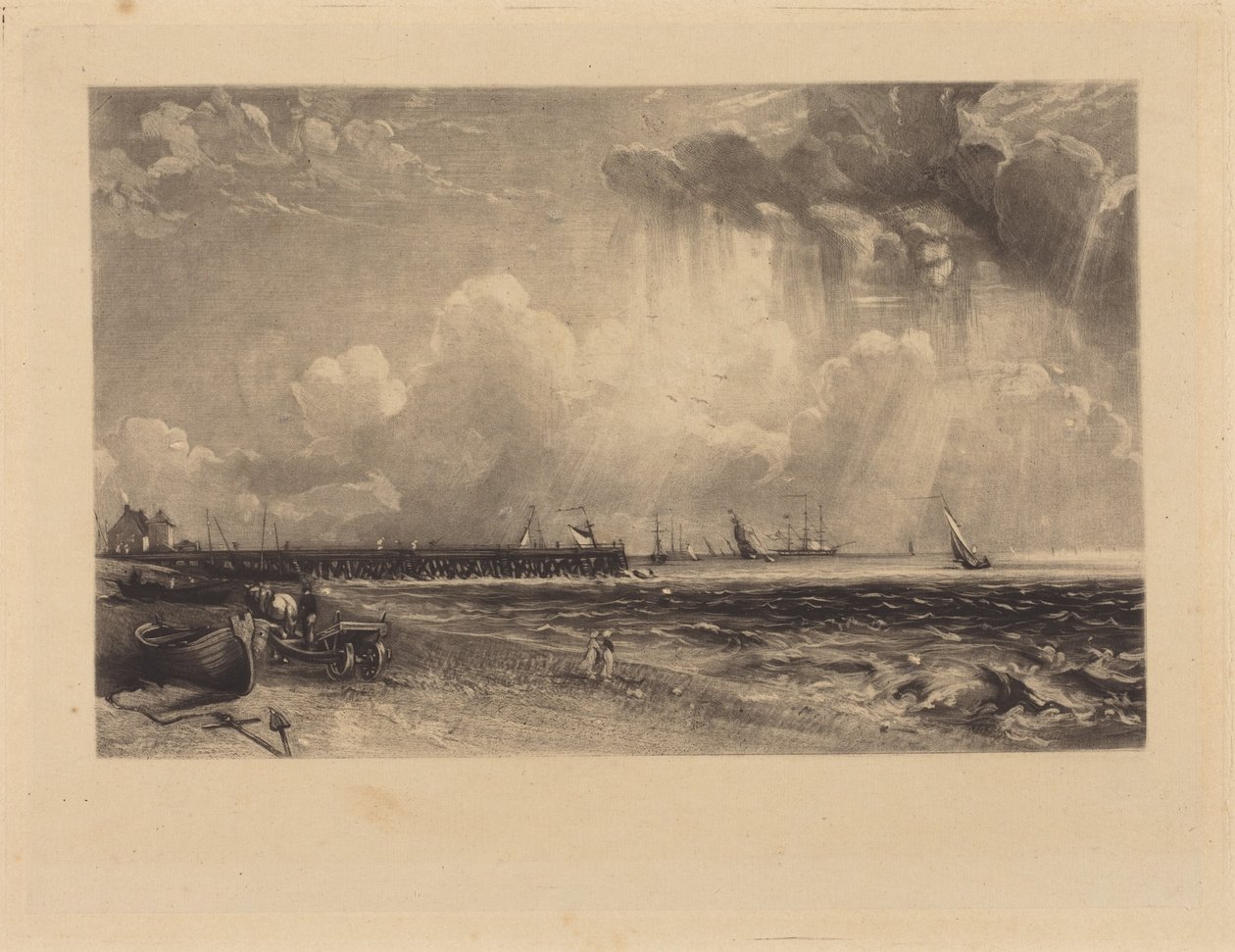 Yarmouth, Norfolk de John Constable
