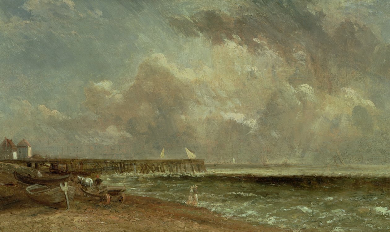 Cais de Yarmouth, 1822 de John Constable
