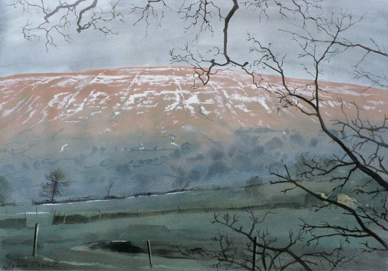Rise Hill em dezembro de 1991 (guache) de John Cooke