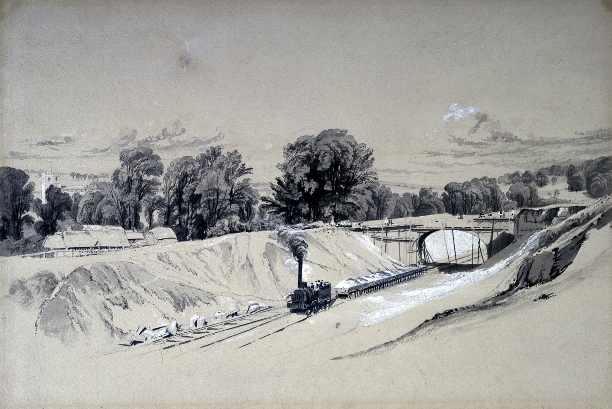 Berkhamsted, Hertfordshire, 5 de junho de 1837 (caneta e tinta e papel) de John Cooke Bourne