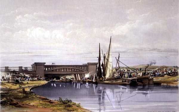 Ponte Ferroviária sobre o Canal do Regente de John Cooke Bourne