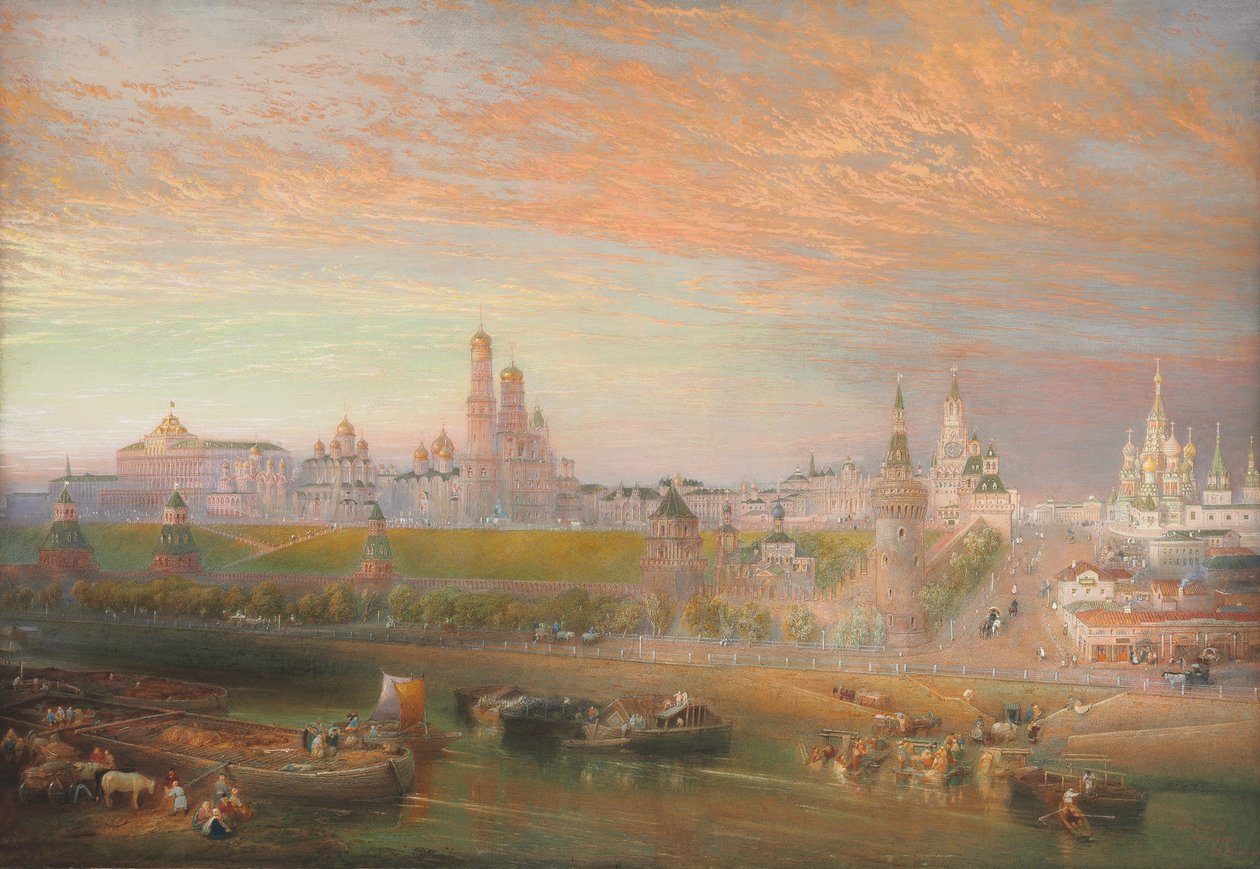 O Kremlin, Moscou, de John Cooke Bourne