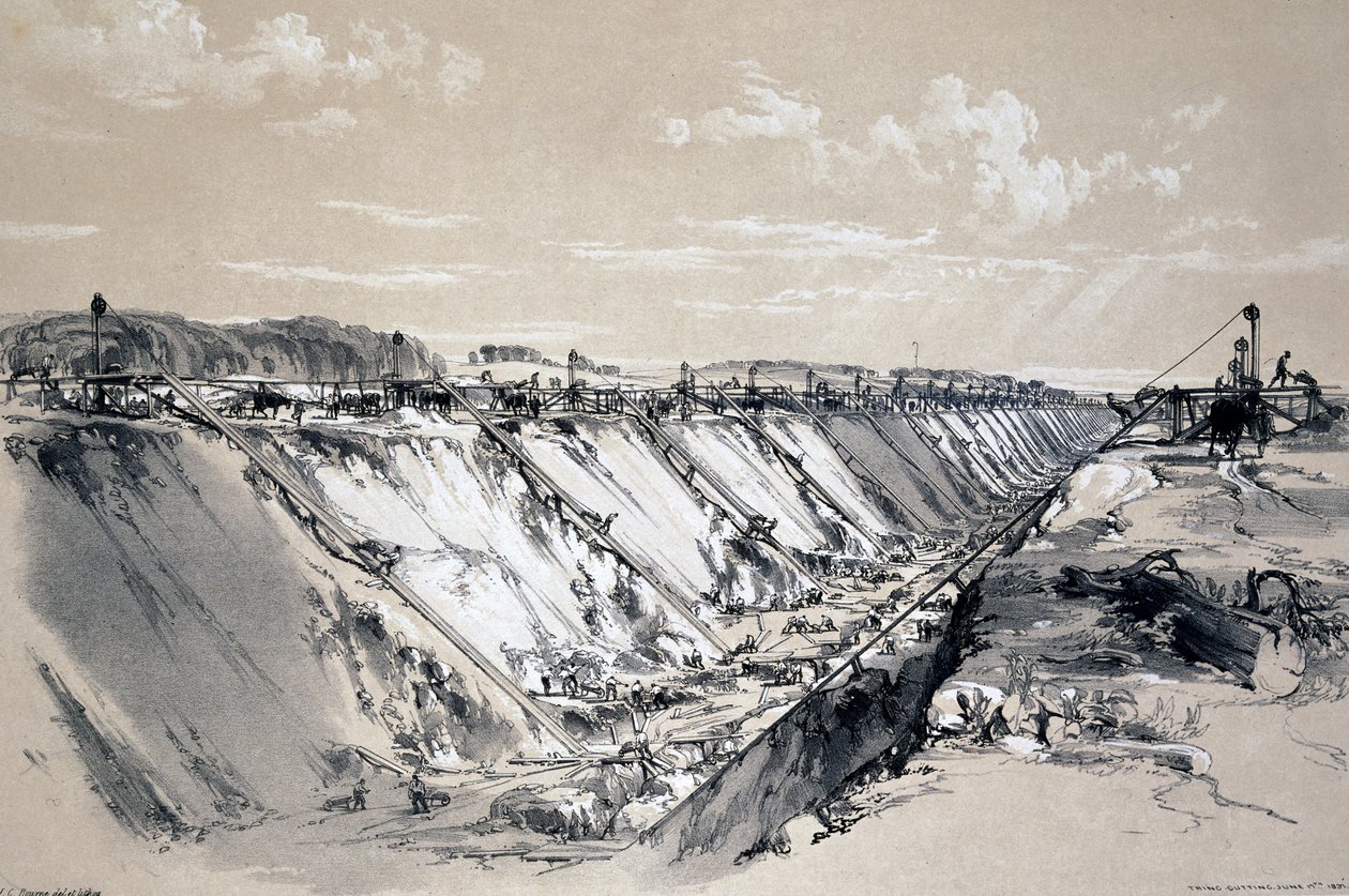 Tring Cutting, Hertfordshire de John Cooke Bourne