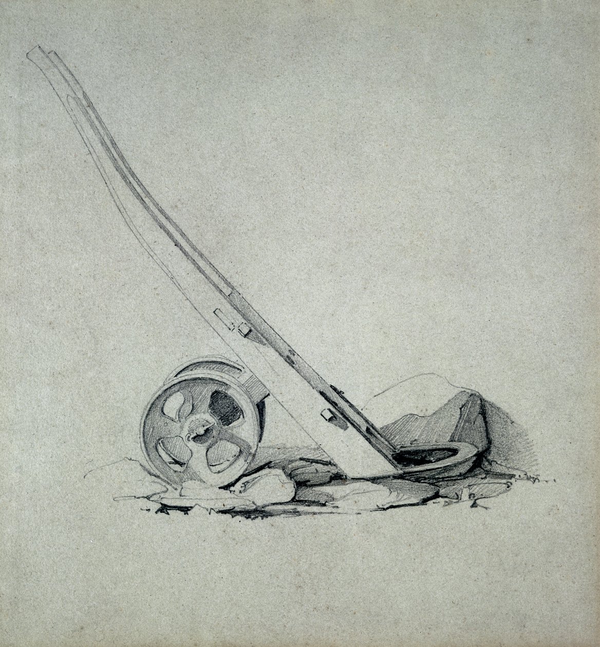 Caminhão, de 1830 (caneta e tinta e lavar no papel) de John Cooke Bourne