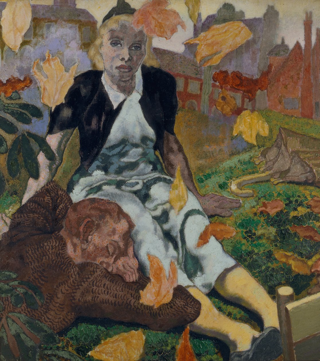 Folhas de outono (óleo sobre tela) de John Copley