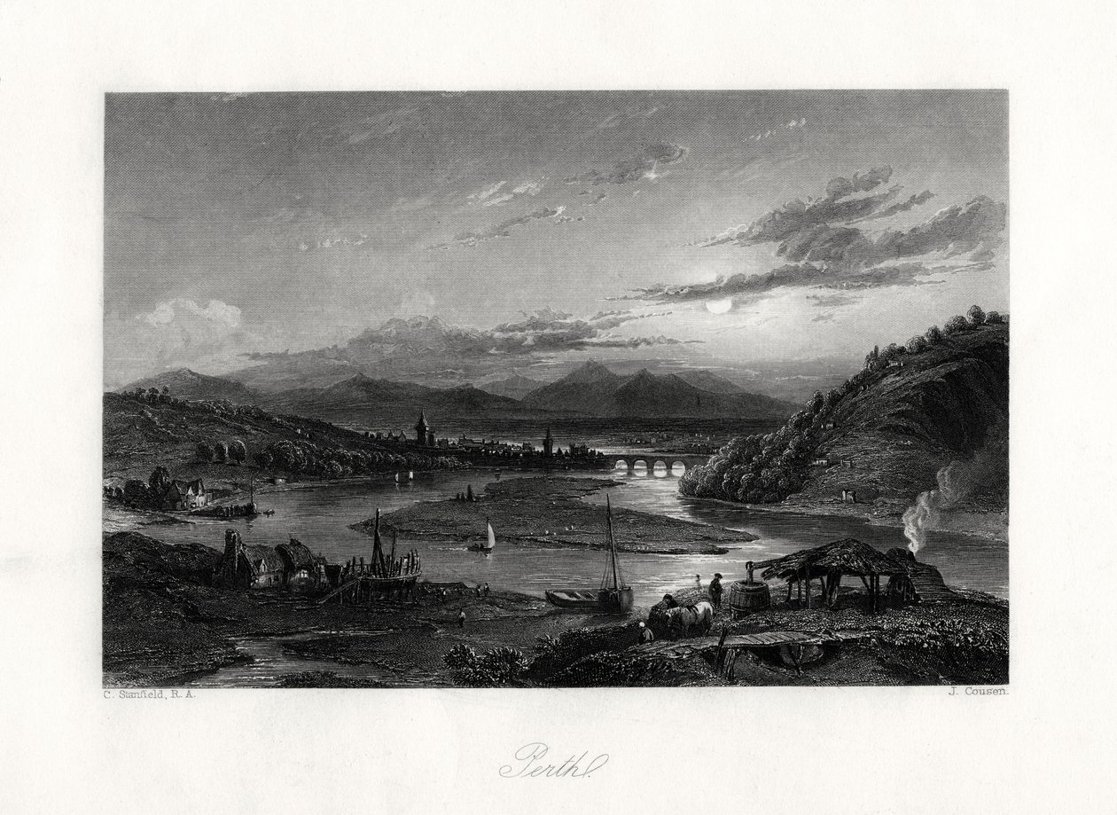 Perth, Austrália, século XIX de John Cousen