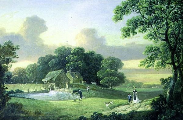 Pescar por um lago de John Cranch