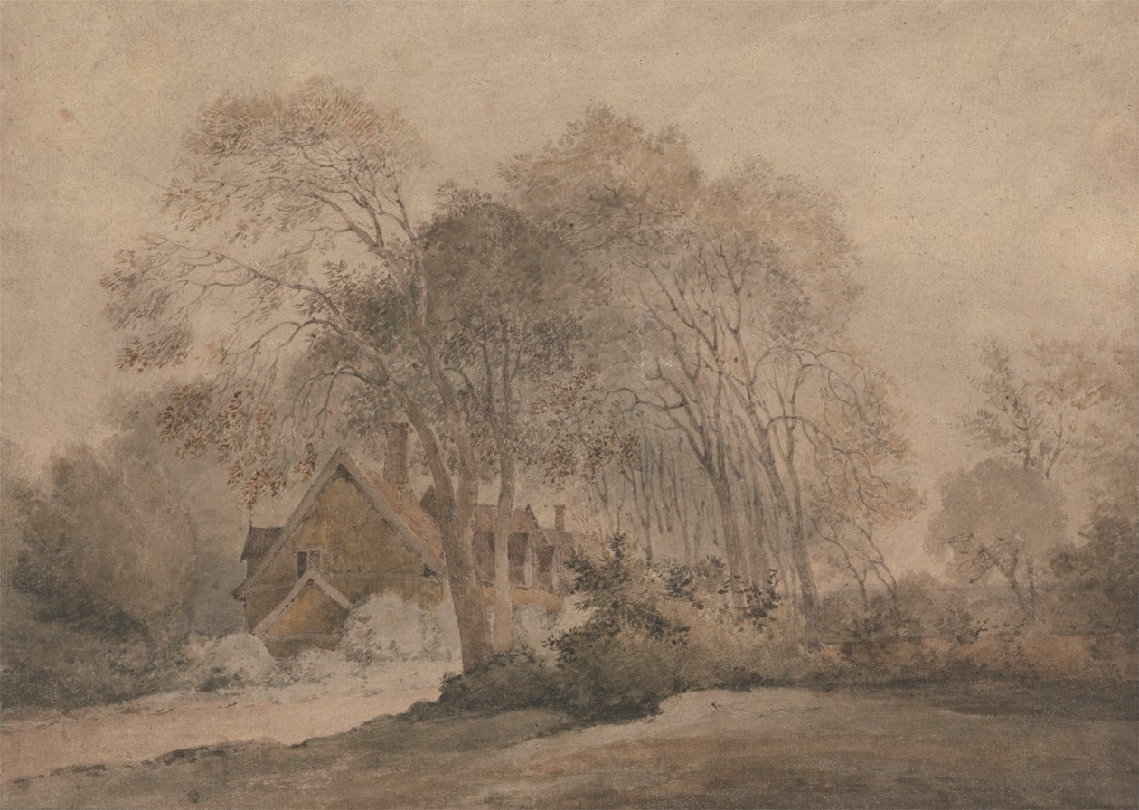 Uma Casa entre Árvores de John Crome