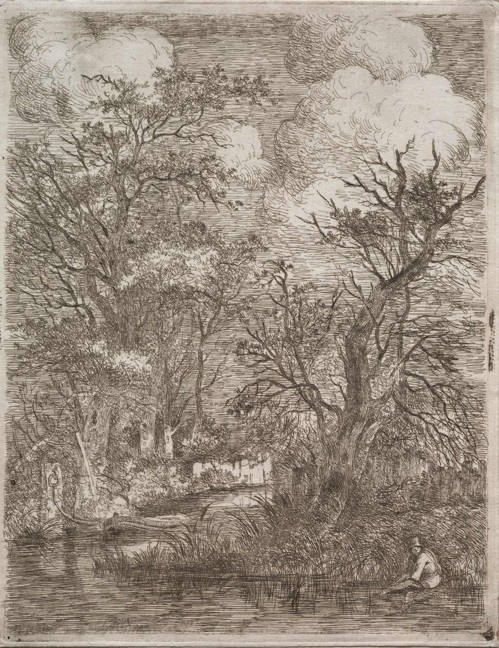 Parte de trás dos moinhos, c. 1812-1813. de John Crome