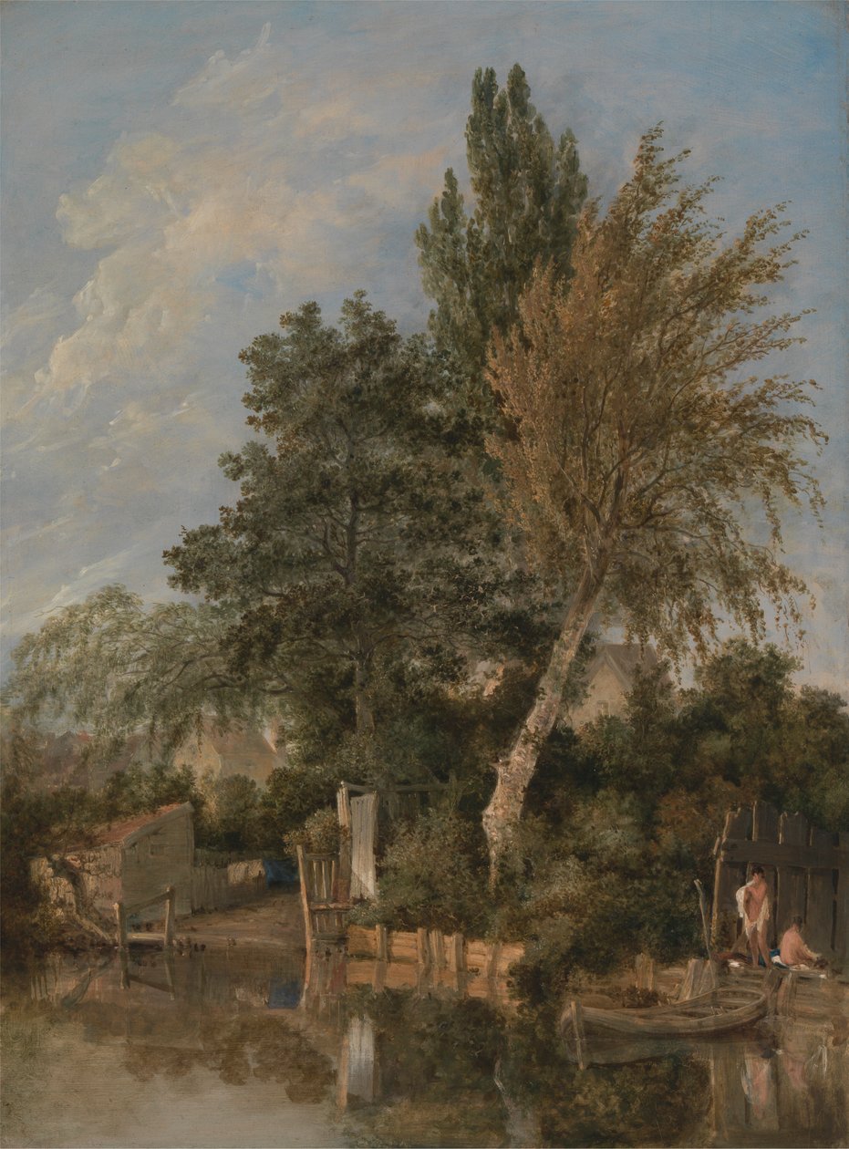Banhos de Rapazes no Rio Wensum, Norwich de John Crome
