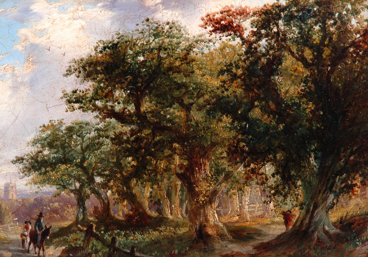 Paisagem, 1805-21 de John Crome