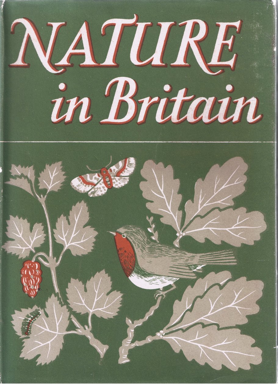 Estudo das Árvores, Nature in Britain publicado por Collins, 1946 de John Crome