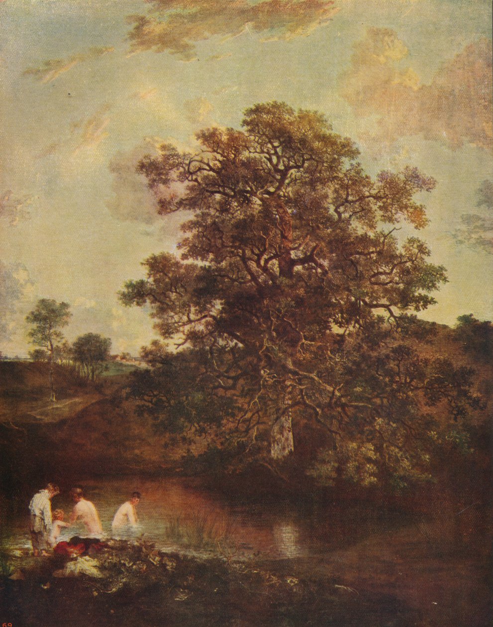 O carvalho de Poringland, c1818-1820, c1915 de John Crome