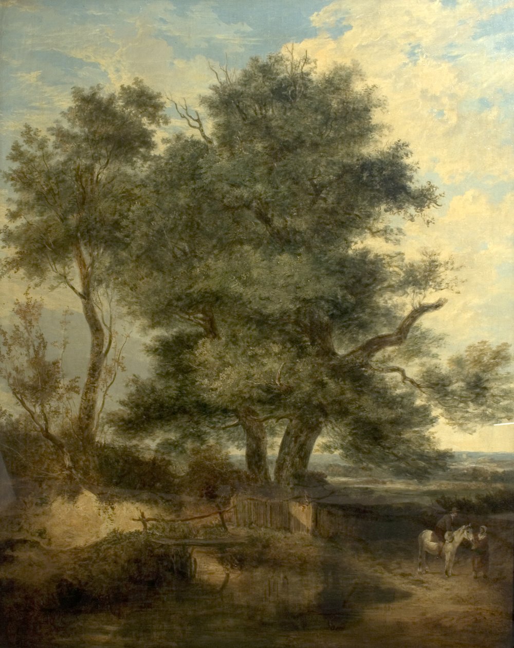 Árvores por um ribeiro de John Crome