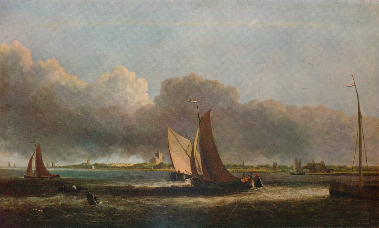 Vista sobre o Maas, c1799 de John Crome