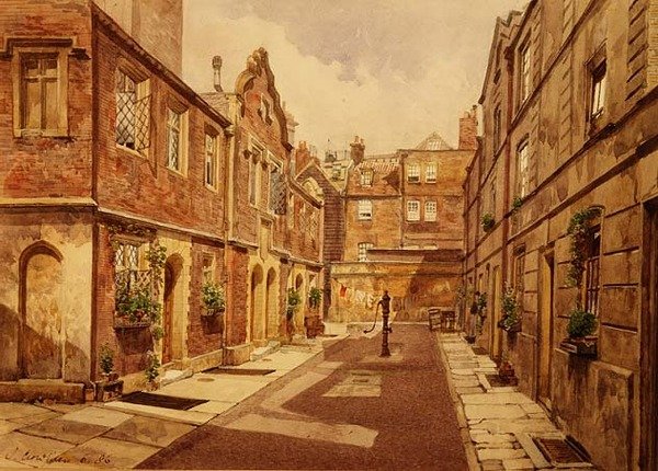 Casas de esmolas, Tribunal do Galo de John Crowther