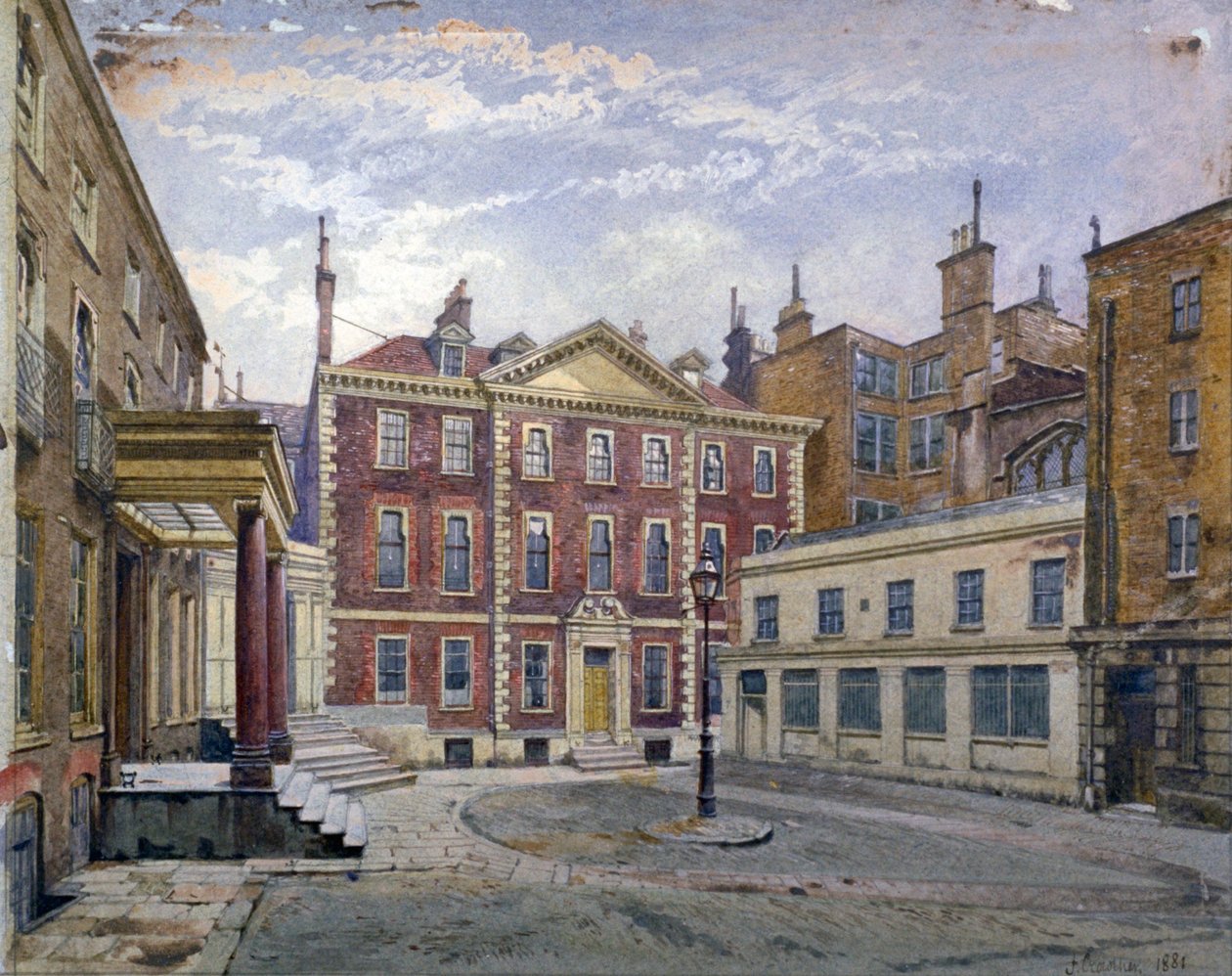 Austin Friars Street, City of London, 1881 de John Crowther
