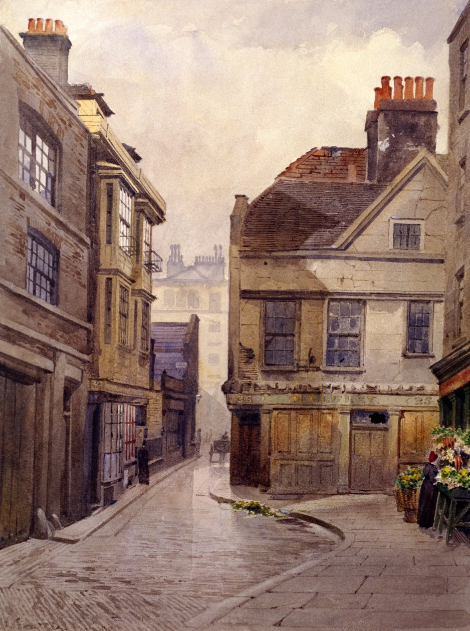 Bartholomew Close, Londres, 1889 de John Crowther