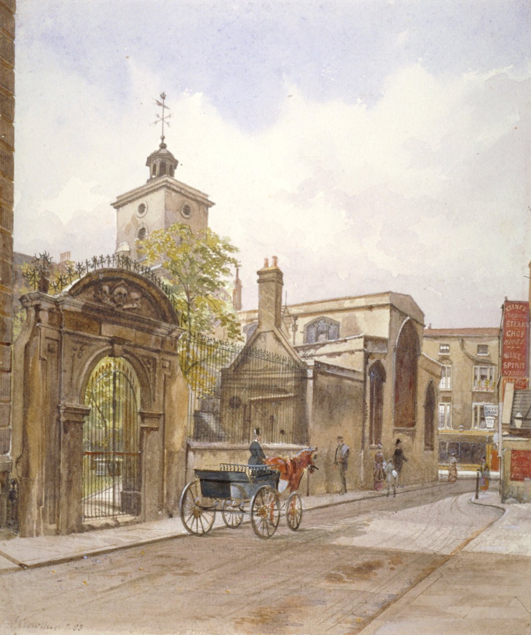 Igreja de St Olave, Hart Street, City of London, 1883 de John Crowther