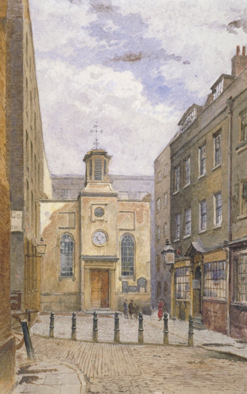 Igreja da Santíssima Trindade, Minorias, Londres, c1881 de John Crowther