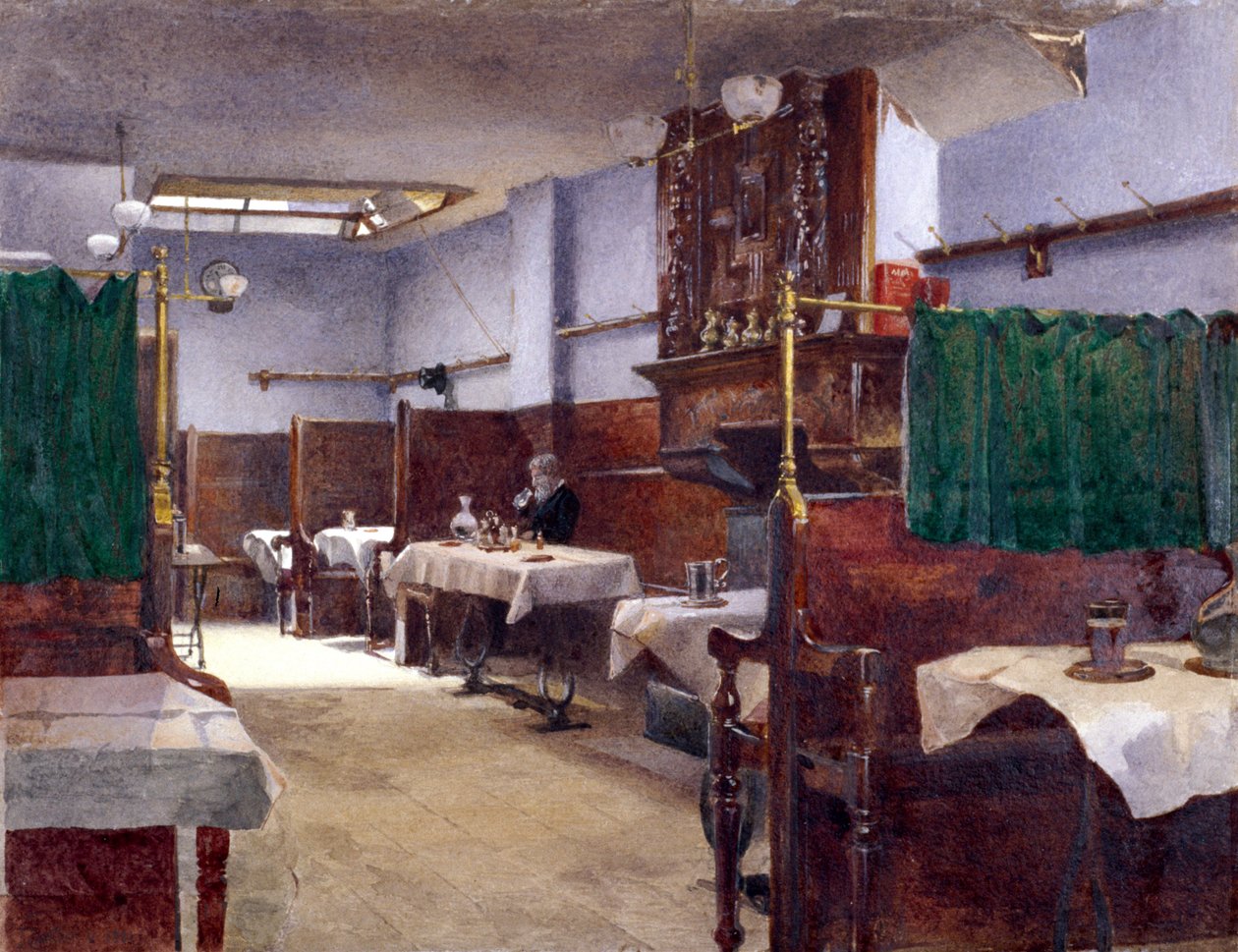 Cock Tavern, Fleet Street, Londres, 1881 de John Crowther