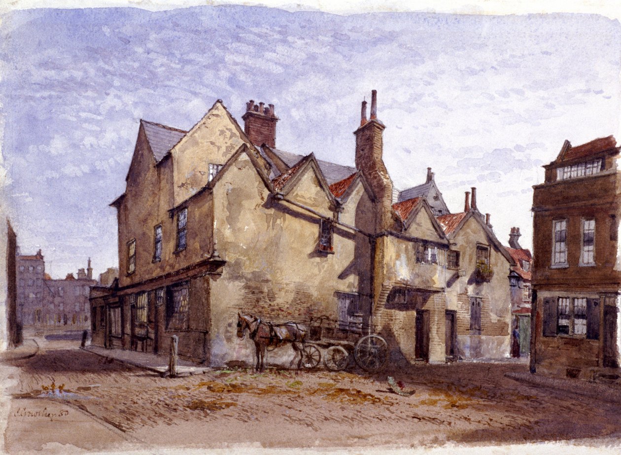 Cromwell House, Smithfield, Londres, 1880 de John Crowther
