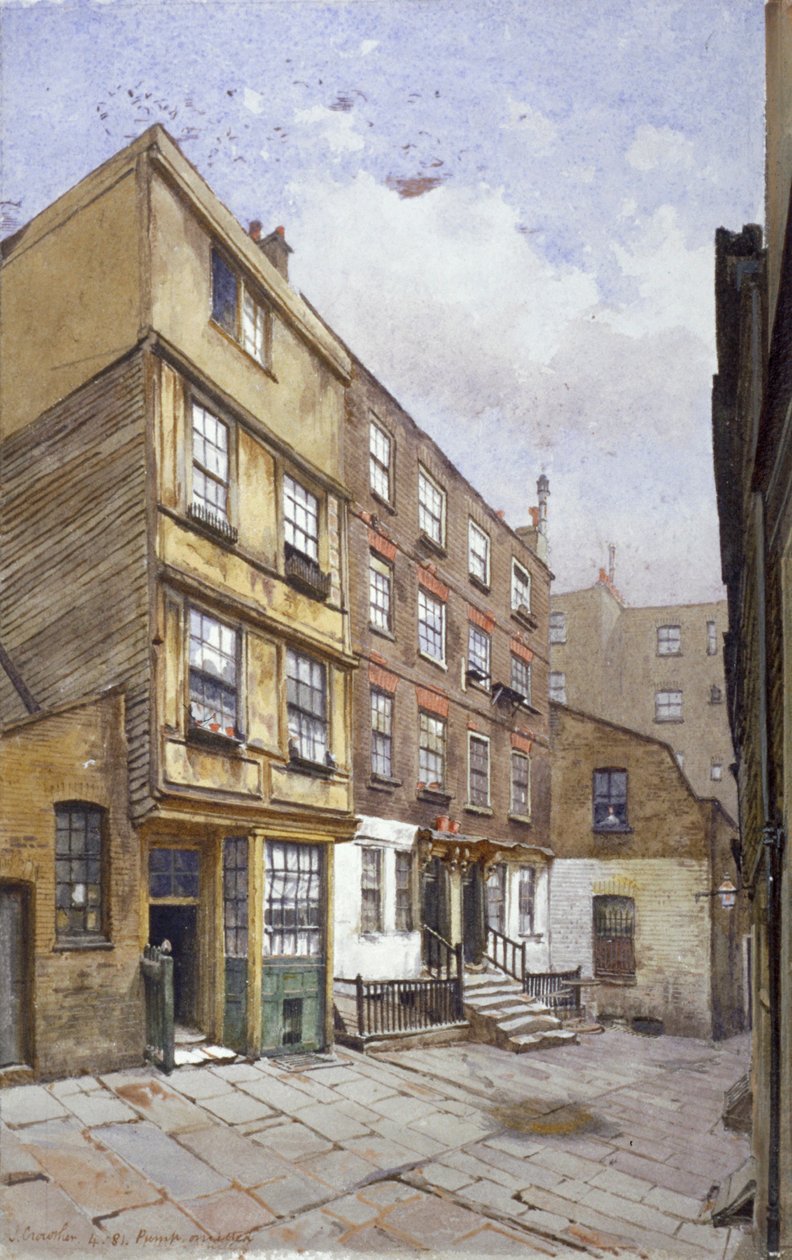 Crown Court, Chancery Lane, Londres, 1881 de John Crowther