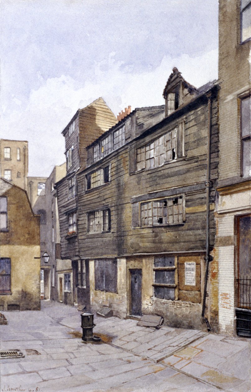 Crown Court, Chancery Lane, Londres, 1881 de John Crowther