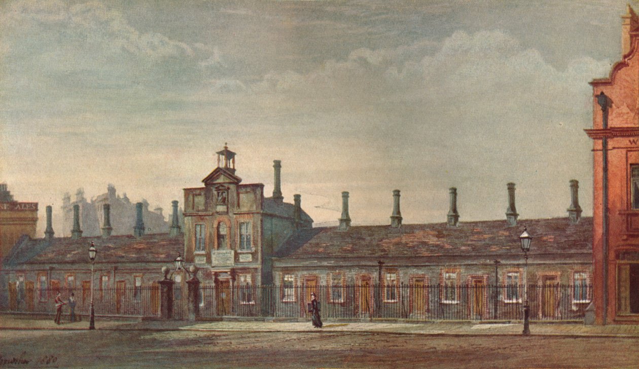 Esmolas de Emery Hills, Rochester Row, Westminster, Londres, 1880 1926. de John Crowther